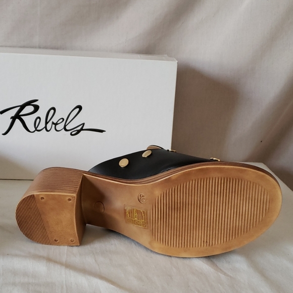 New Rebels Nadia Block Heel Mule - Picture 4 of 8